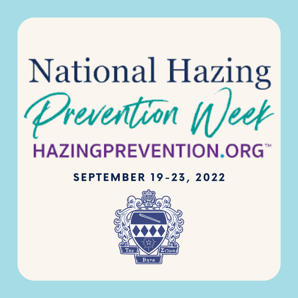 National Hazing Prevention Week 2022 Tau Beta Sigma